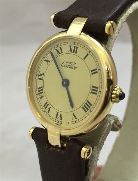 ebay cartier tank watch ladies|vintage cartier tank watch ladies.